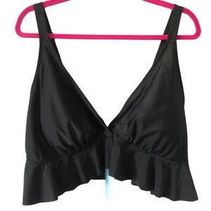 Ruffled Bathing Suit Top